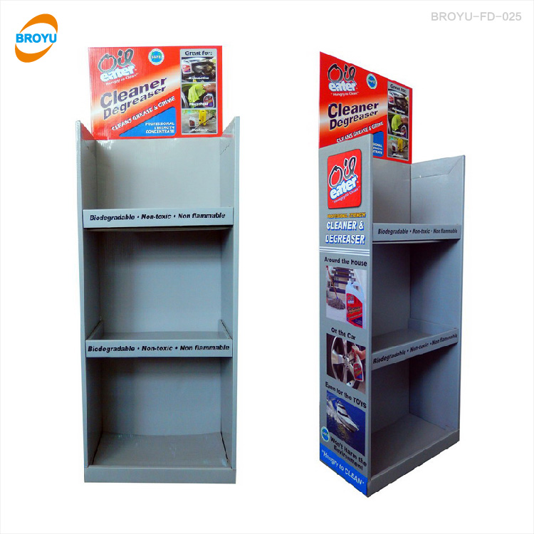 Cleaner Degreaser Floor Stand Display