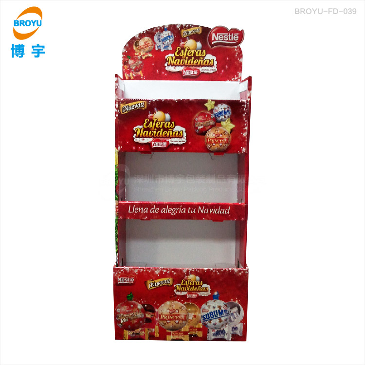 Christmas paper display stand